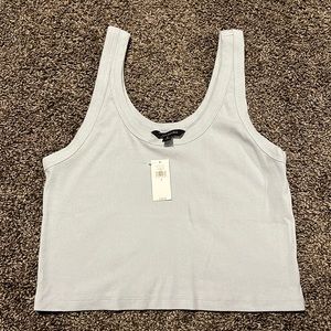 NWT banana republic cropped ribbed tank baby blue